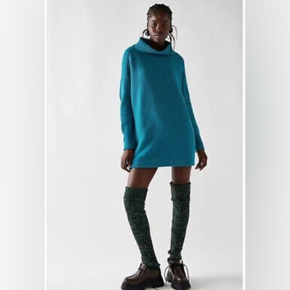 Free People Sweaters - Free People Teal Cashmere Ottoman Sweater - Large